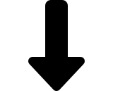 Long Downward Arrow (Solid) Free Open-Source SVG Icon