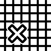 Coordinate Grid (Font-GIS) Free Open-Source SVG Icon