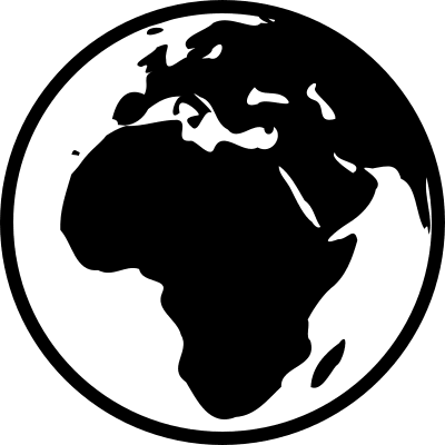 Euro-Africa Earth Representation (Font-GIS) Free Open-Source SVG Icon (Font-GIS)