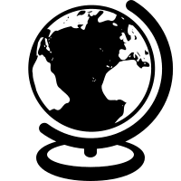 Earth Globe Representation Free Open-Source SVG Icon