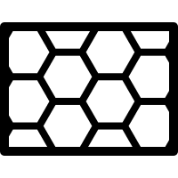 Hexagonal Map Representation Free Open-Source SVG Icon