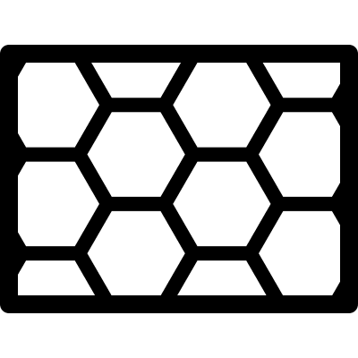 Hexagonal Map Representation Free Open-Source SVG Icon (Font-GIS)