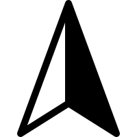 North Arrow Navigation Symbol Free Open-Source SVG Icon