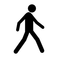 Pedestrian Symbol Free Open-Source SVG Icon