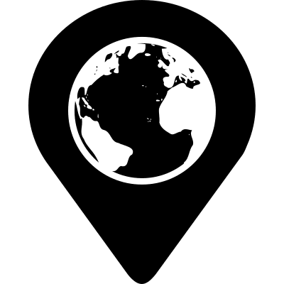 Point of Interest on Earth (Font-GIS) Free Open-Source SVG Icon (Font-GIS)