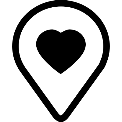 Favorite Point of Interest (Outline) Free Open-Source SVG Icon (Font-GIS)