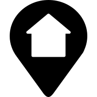 Home Point of Interest (Font-GIS) Free Open-Source SVG Icon