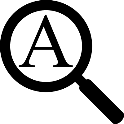 Search Attributes (Font-GIS) Free Open-Source SVG Icon (Font-GIS)