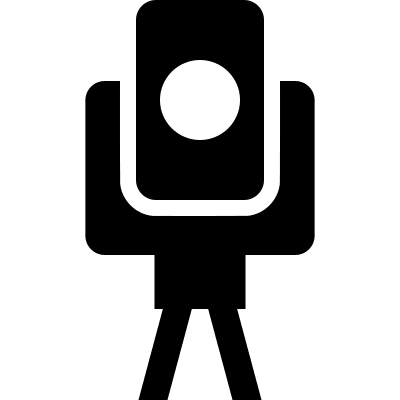 Theodolite Surveying Instrument Free Open-Source SVG Icon (Font-GIS)