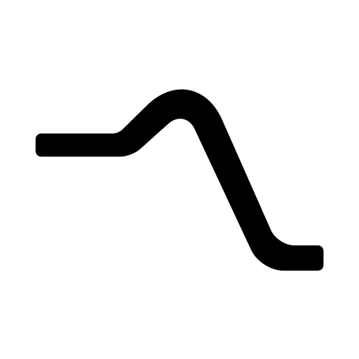 Lowpass Filter with Reduced Resolution (FontAudio) Free Open-Source SVG Icon (FontAudio)