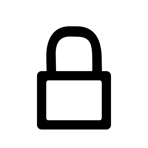 Lock Symbol Free Open-Source SVG Icon (FontAudio)