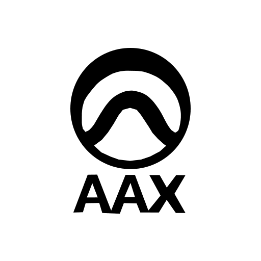 AAX Audio Logo Free Open-Source SVG Icon (FontAudio)