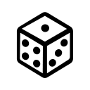 Random Dice (FontAudio) Free Open-Source SVG Icon