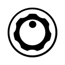 Round Slider Control (FontAudio) Free Open-Source SVG Icon