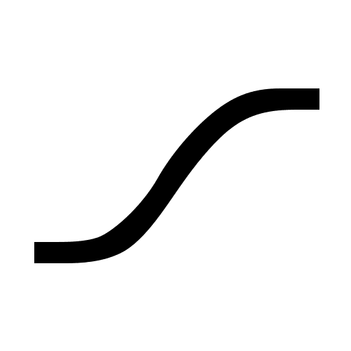 Soft Clip Curve Audio Effect Free Open-Source SVG Icon (FontAudio)