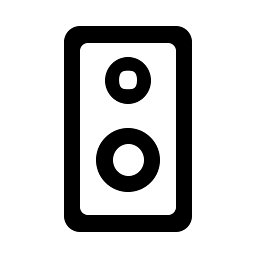 Speaker Device Free Open-Source SVG Icon (FontAudio)