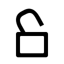 Unlocking Mechanism Free Open-Source SVG Icon