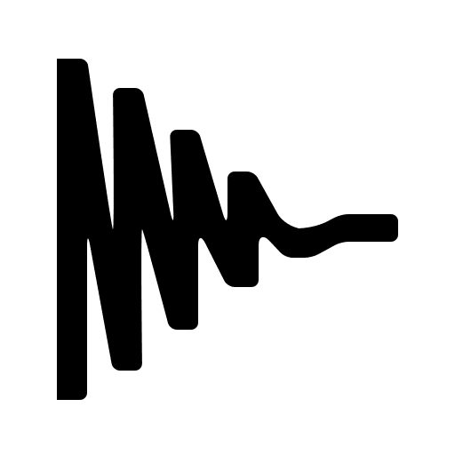 Audio Waveform Visualization Free Open-Source SVG Icon (FontAudio)