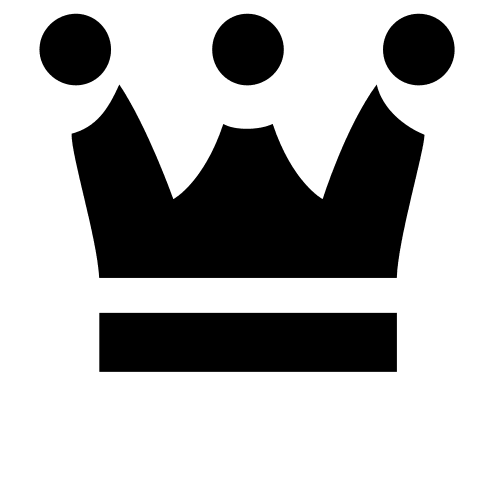 Crown Symbol Free Open-Source SVG Icon (Fontelico)