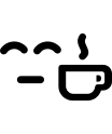 Emotional Coffee Drink Free Open-Source SVG Icon