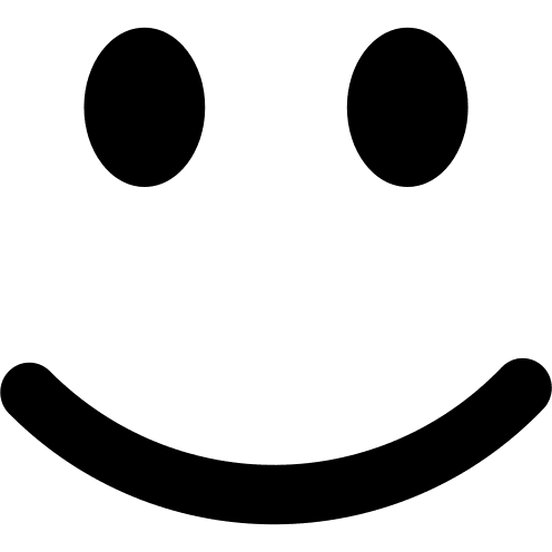 Happy Emoji Expression Free Open-Source SVG Icon (Fontelico)