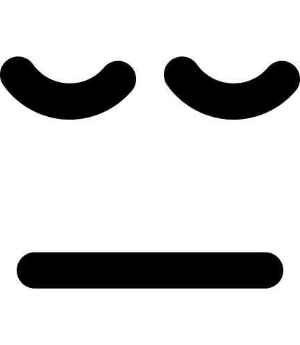 Sleeping Emoji (Fontelico) Free Open-Source SVG Icon (Fontelico)