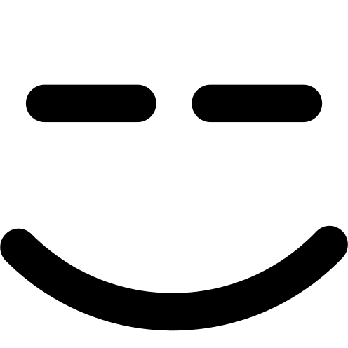 Squinting Emoji (Fontelico) Free Open-Source SVG Icon (Fontelico)