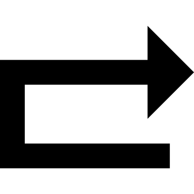 Right Return Arrow (Fontisto) Free Open-Source SVG Icon (Fontisto)