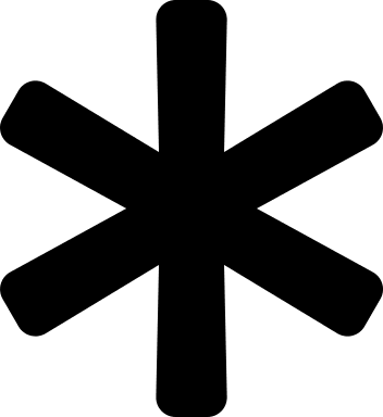 Asterisk Symbol Free Open-Source SVG Icon (Fontisto)