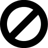 Ban Symbol Free Open-Source SVG Icon