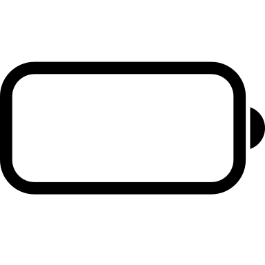 Empty Battery Status Free Open-Source SVG Icon (Fontisto)