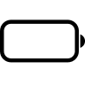 Empty Battery Status Free Open-Source SVG Icon