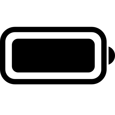 Full Battery Status Indicator Free Open-Source SVG Icon (Fontisto)