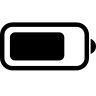 Three-Quarter Battery Charge (Fontisto) Free Open-Source SVG Icon