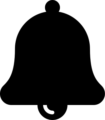 Alternative Bell Notification (Fontisto) Free Open-Source SVG Icon (Fontisto)