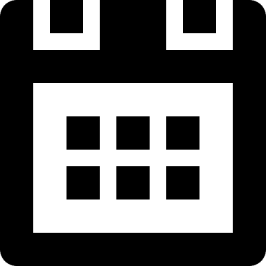 Calendar (Fontisto) Free Open-Source SVG Icon (Fontisto)