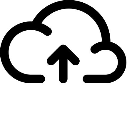 Cloud Upload (Fontisto) Free Open-Source SVG Icon (Fontisto)