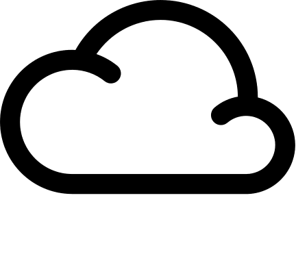 Cloudy Weather Symbol Free Open-Source SVG Icon (Fontisto)