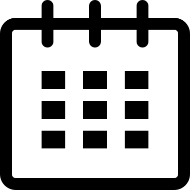 Date Calendar (Fontisto) Free Open-Source SVG Icon (Fontisto)