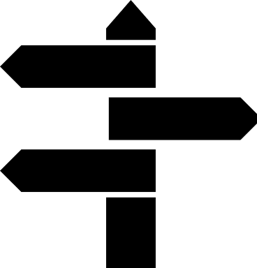 Direction Signpost Free Open-Source SVG Icon (Fontisto)