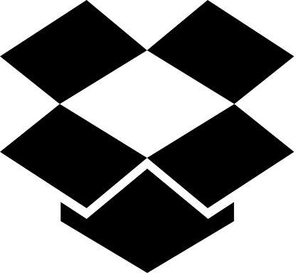 Dropbox Cloud Storage Service Free Open-Source SVG Icon (Fontisto)