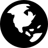 Earth Globe Free Open-Source SVG Icon