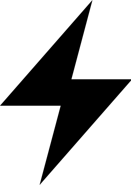 Flash Symbol Free Open-Source SVG Icon (Fontisto)