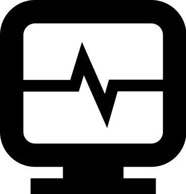 Heartbeat Symbol (Fontisto) Free Open-Source SVG Icon (Fontisto)