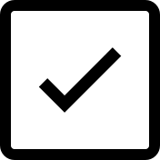 Checkbox Selection Element Free Open-Source SVG Icon