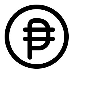 Peso Currency Symbol Free Open-Source SVG Icon (FormKit Icons)