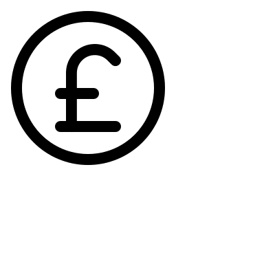 Pound Currency Symbol Free Open-Source SVG Icon (FormKit Icons)