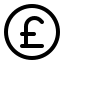 Pound Currency Symbol Free Open-Source SVG Icon