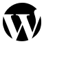 WordPress Content Management System Free Open-Source SVG Icon