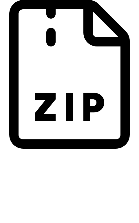 Zip File Compression Tool Free Open-Source SVG Icon (FormKit Icons)